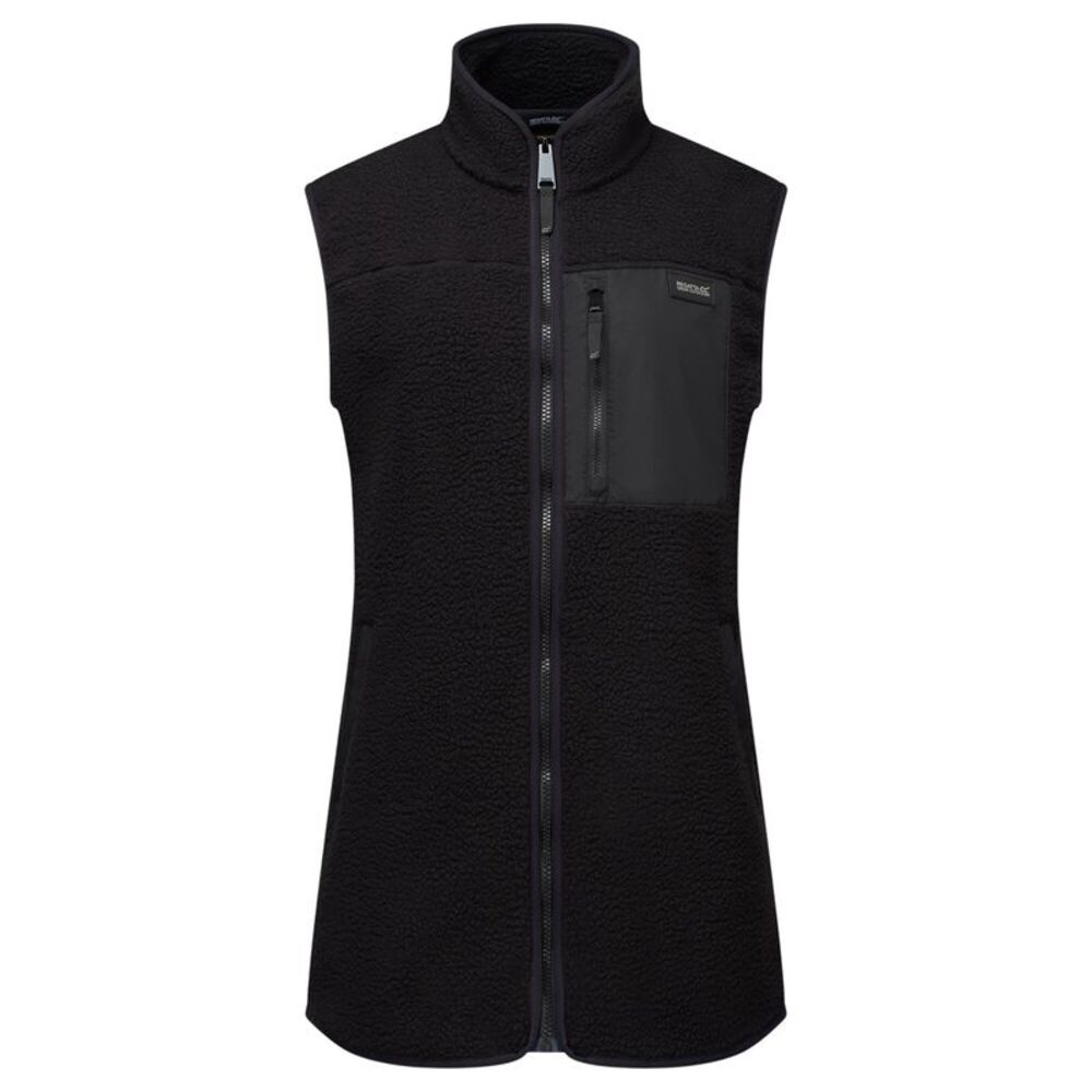 Regatta Womens/Ladies Borg Longline Body Warmer / Black
